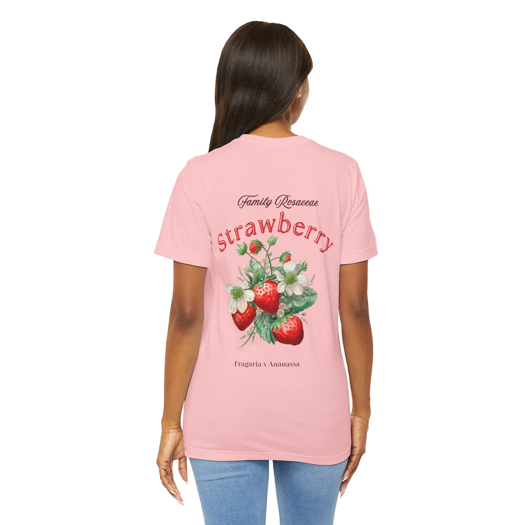 Strawberry Botanical Tee — Vintage Fruit Graphic T-Shirt