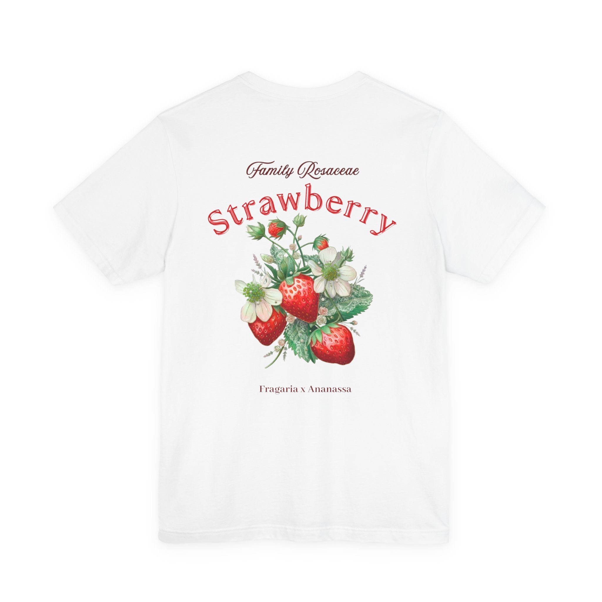 Strawberry Botanical Tee — Vintage Fruit Graphic T-Shirt