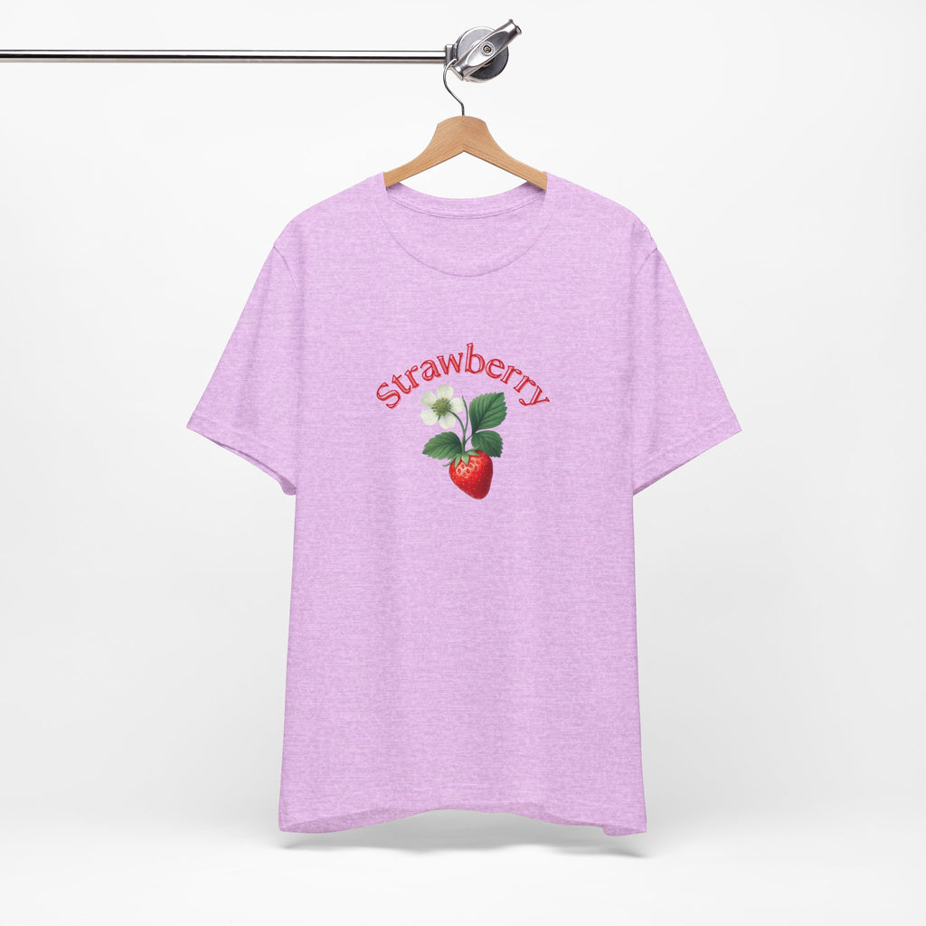 Strawberry Botanical Tee — Vintage Fruit Graphic T-Shirt
