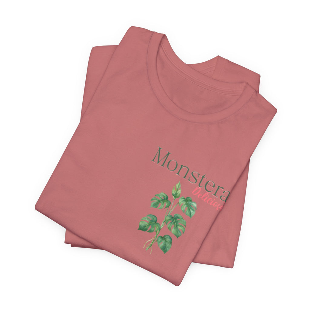 T-Shirt — Monstera Deliciosa Plant Graphic Tee (Botanical Aesthetic)
