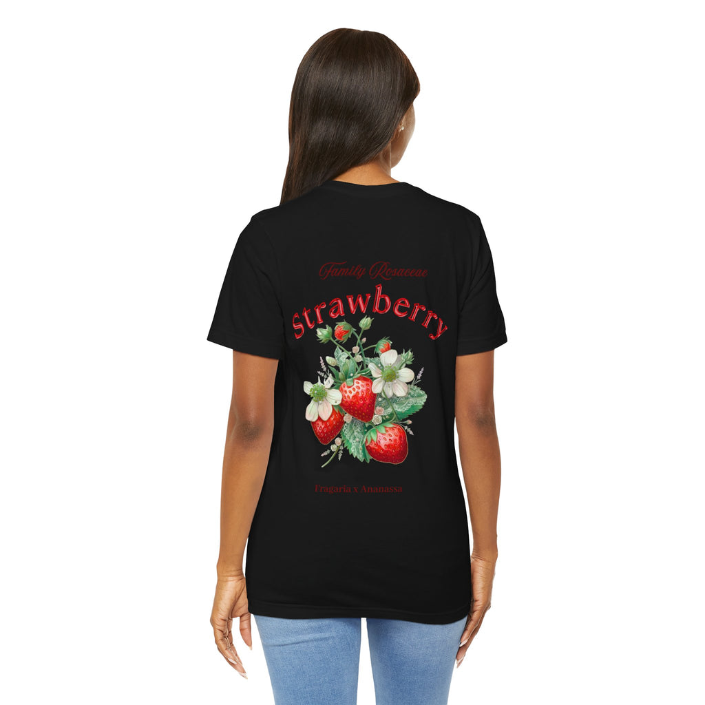 Strawberry Botanical Tee — Vintage Fruit Graphic T-Shirt