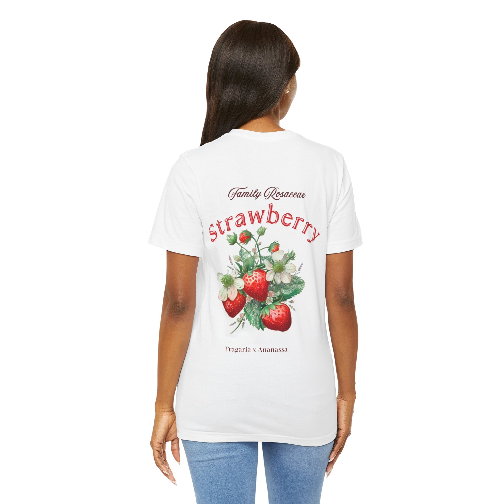 Strawberry Botanical Tee — Vintage Fruit Graphic T-Shirt