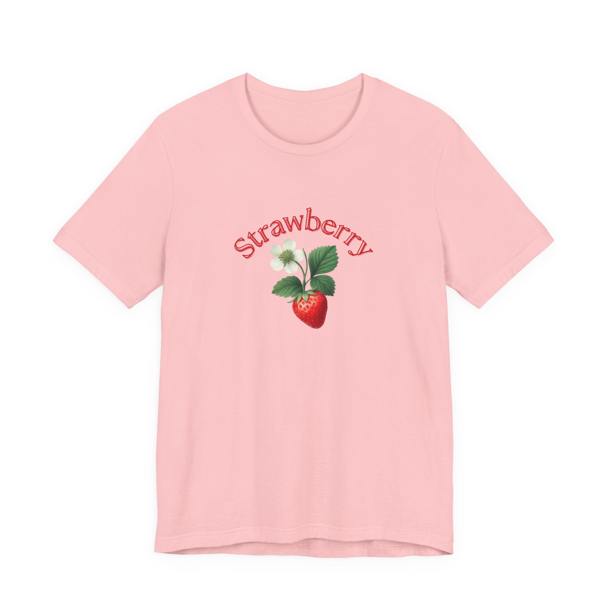 Strawberry Botanical Tee — Vintage Fruit Graphic T-Shirt