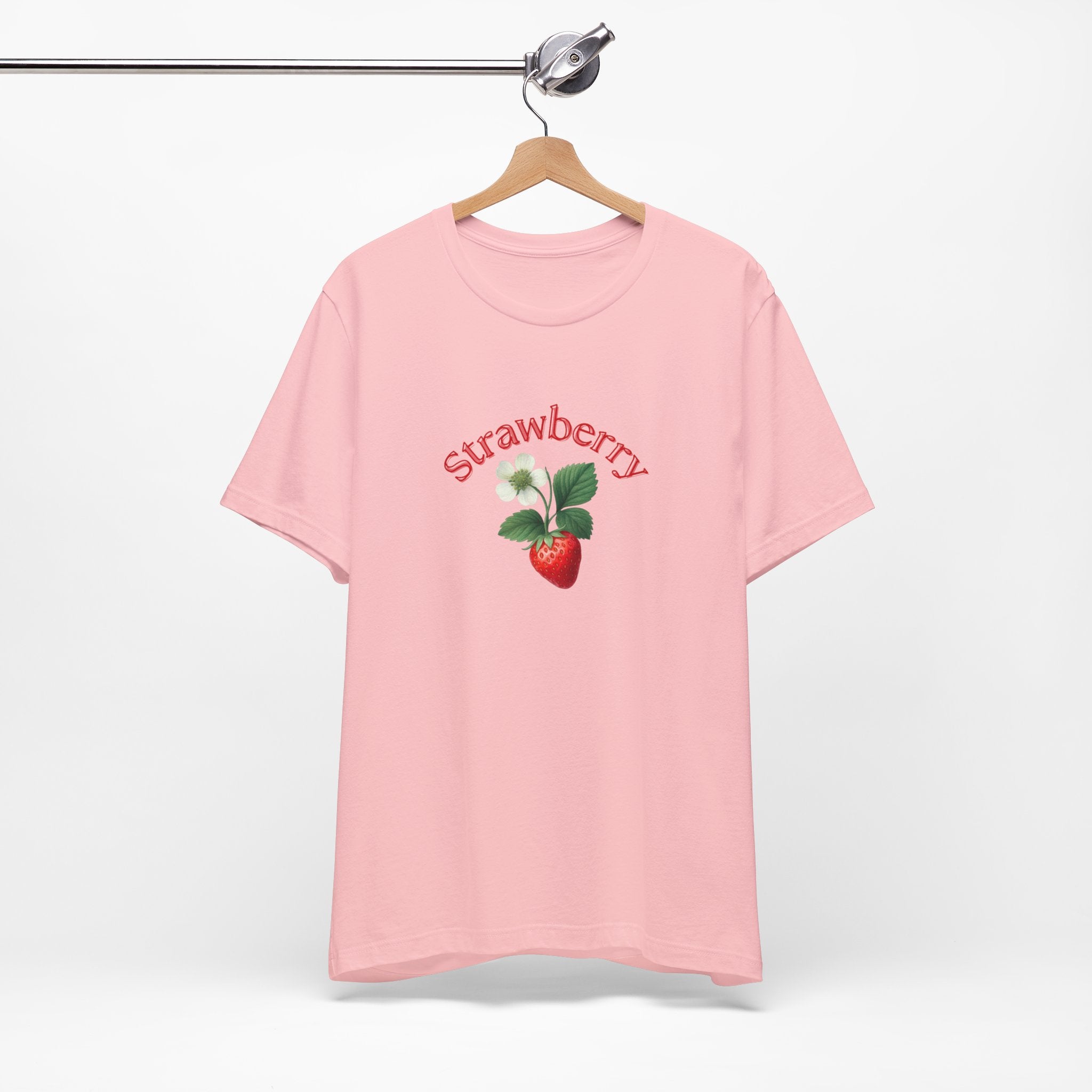 Strawberry Botanical Tee — Vintage Fruit Graphic T-Shirt