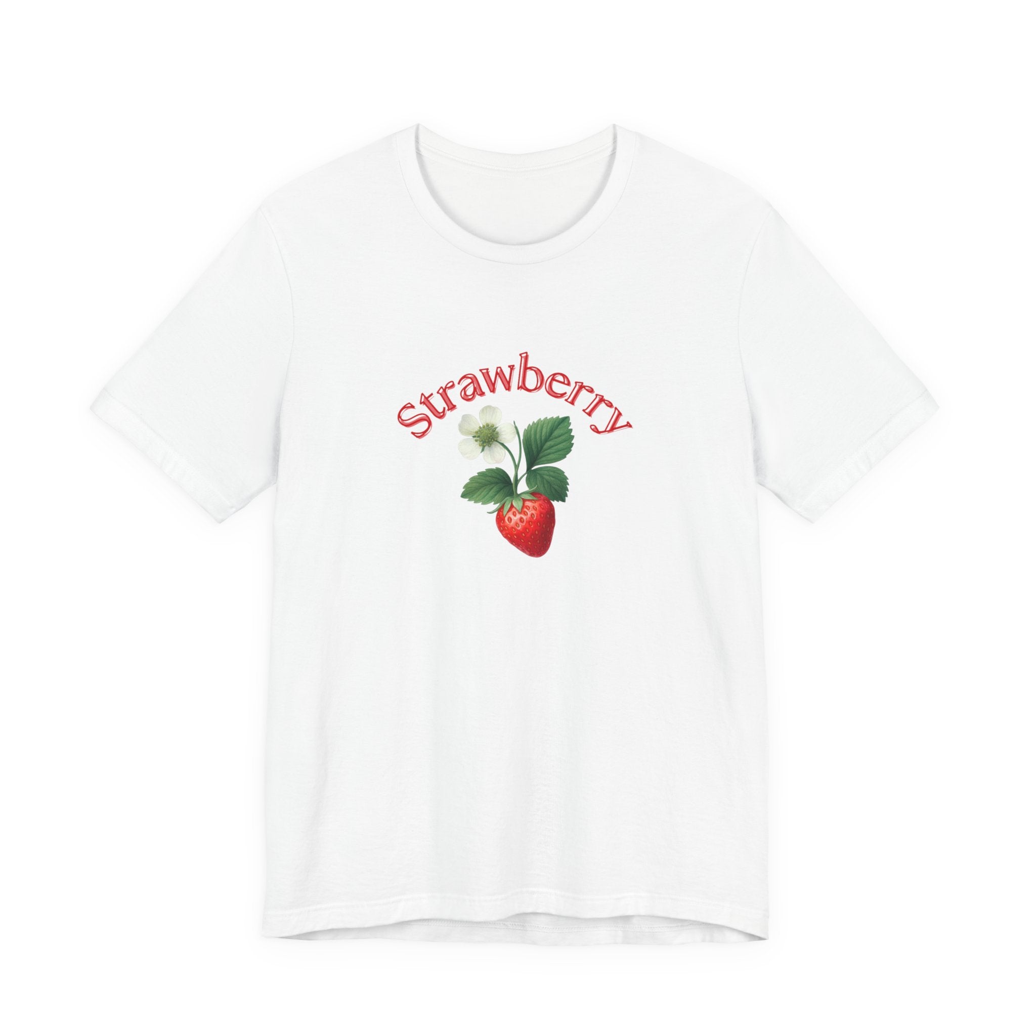 Strawberry Botanical Tee — Vintage Fruit Graphic T-Shirt