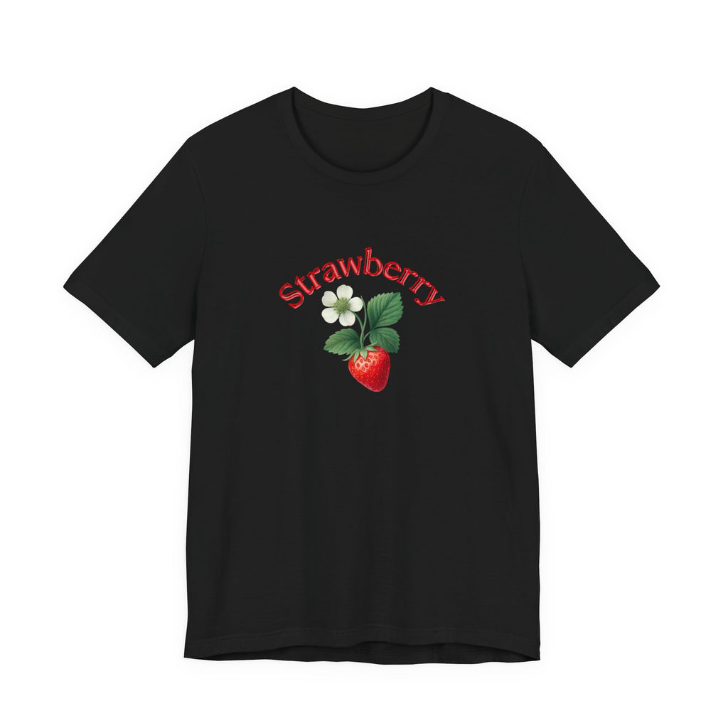 Strawberry Botanical Tee — Vintage Fruit Graphic T-Shirt