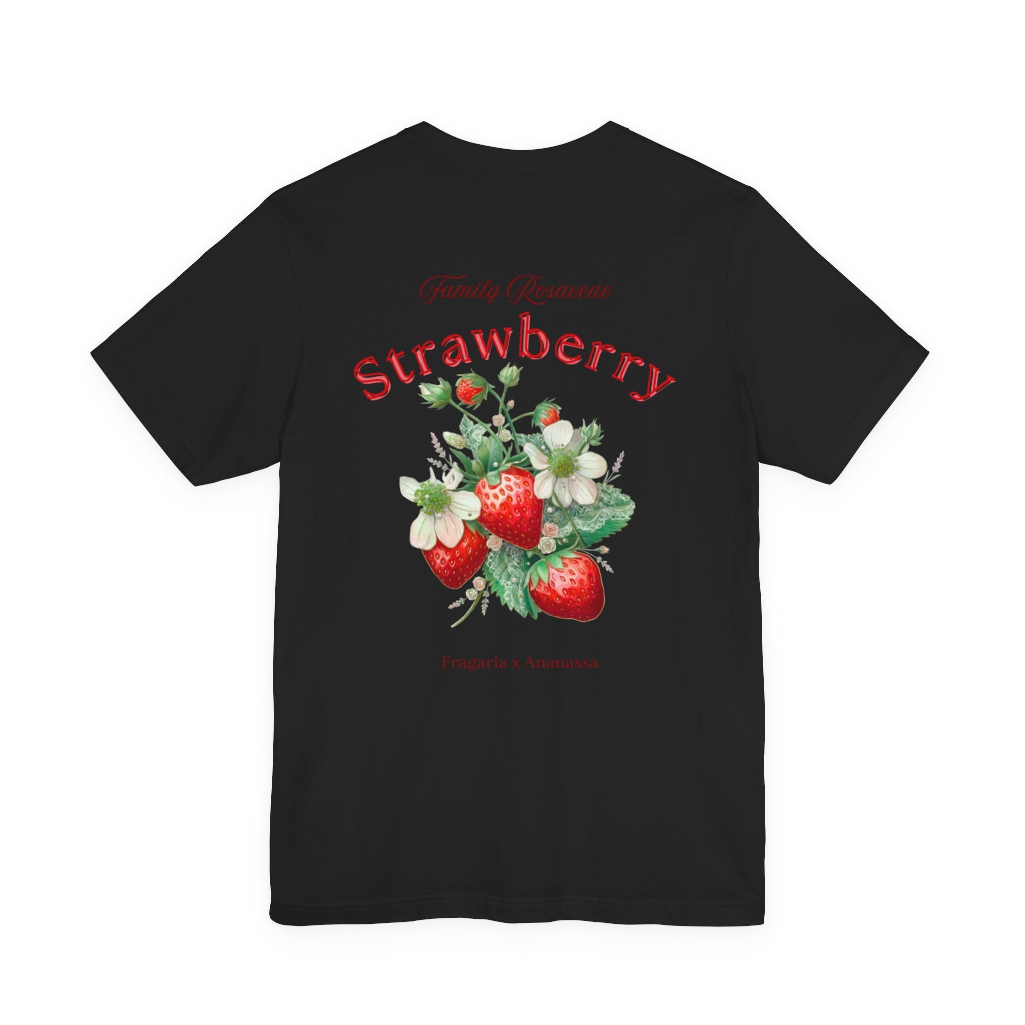 Strawberry Botanical Tee — Vintage Fruit Graphic T-Shirt