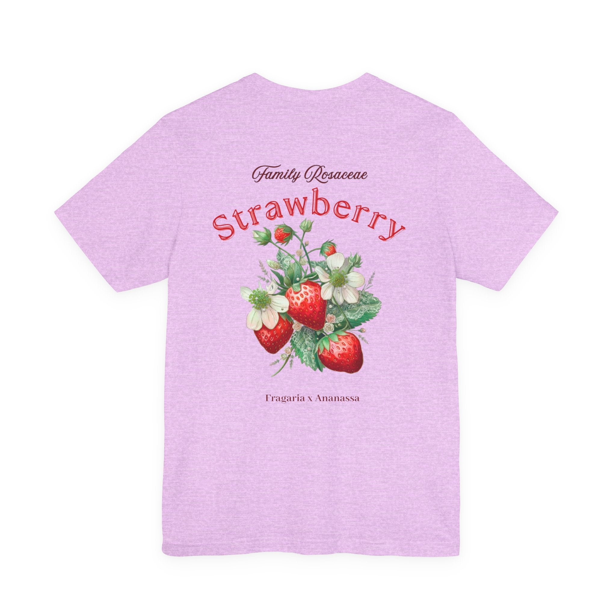 Strawberry Botanical Tee — Vintage Fruit Graphic T-Shirt