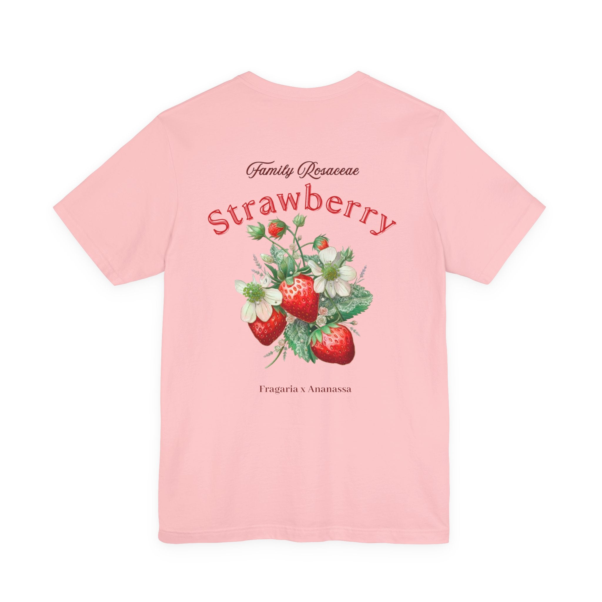 Strawberry Botanical Tee — Vintage Fruit Graphic T-Shirt